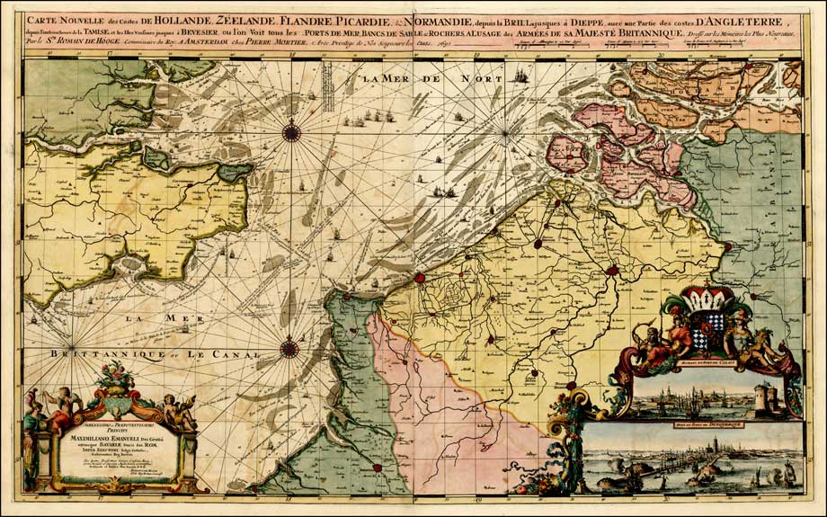 Kaart 1693 Dhooge